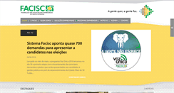Desktop Screenshot of facisc.org.br